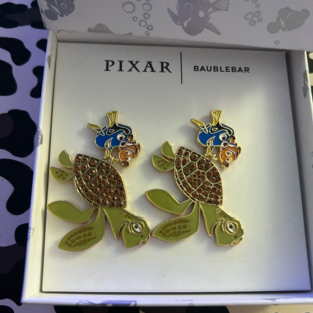Disney Pixar Baublebar Finding Nemo earrings NWB - Picture 4 of 4